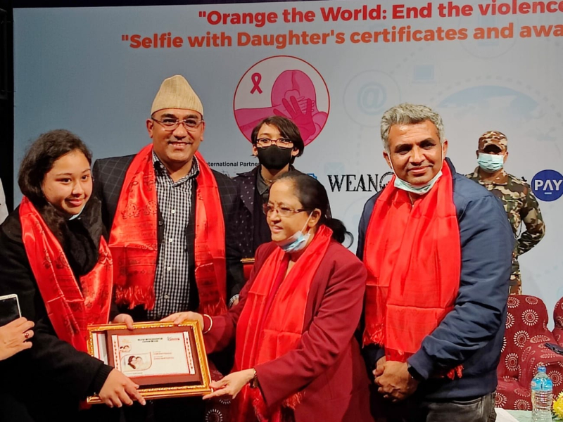 Selfie With Daughter Nepal Program